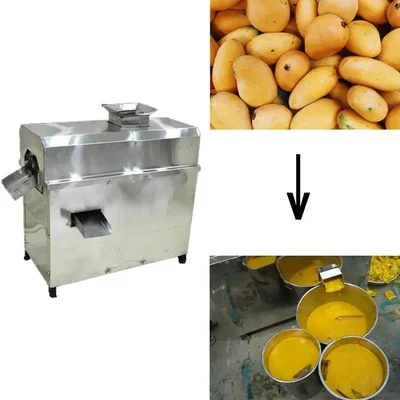 Semi-Automatic 1 HP 50Kg/Hour Mango Pulp Machine 